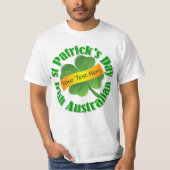 Irish Australian St Patrick's day T-shirt (Voorkant)