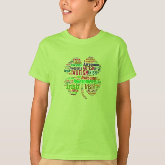 Irish Autism Geweldige T-Shirt Children's (Voorkant)