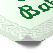 Irish Baby Buggy Shower Sign Poster (Hoek)