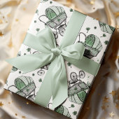 Irish Baby Carriage St Patrick's Day Baby shower Cadeaupapier