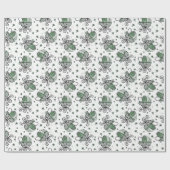 Irish Baby Carriage St Patrick's Day Baby shower Cadeaupapier (Vlak)