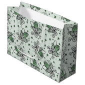 Irish Baby Carriage St Patrick's Day Baby shower Groot Cadeauzakje (Voorkant Gekanteld)