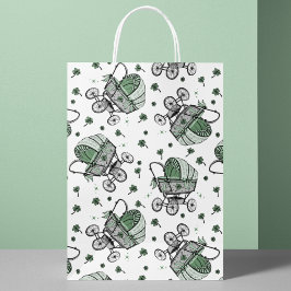Irish Baby Carriage St Patrick's Day Baby shower Klein Cadeauzakje