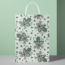 Irish Baby Carriage St Patrick's Day Baby shower Klein Cadeauzakje