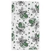 Irish Baby Carriage St Patrick's Day Baby shower Klein Cadeauzakje (Achterkant)