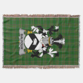 Irish Balfour Coat of Arms Family Crest Ireland Deken (Voorkant)