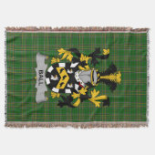 Irish Ball Coat of Arms Family Crest Ierland Deken (Voorkant)