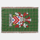 Irish Bamber Coat of Arms Family Crest Ireland Deken (Voorkant)