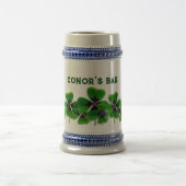 Irish Bar four-leaf Clover Personalized Bierpul (Center)