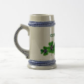 Irish Bar four-leaf Clover Personalized Bierpul (Links)