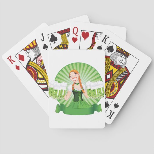 Irish Bar Maid Pplaykaarten Speelkaarten (Achterkant)