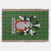 Irish Barnewall Coat of Arms Family Crest Ireland Deken (Voorkant)