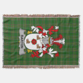 Irish Barton Coat of Arms Family Crest Ireland Deken (Voorkant)
