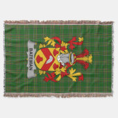 Irish Bateman Coat of Arms Family Crest Ireland Deken (Voorkant)
