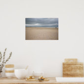 Irish Beach op een stormachtige dag Poster (Keuken)