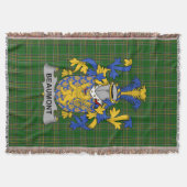 Irish Beaumont Coat of Arms Family Crest Ireland Deken (Voorkant)