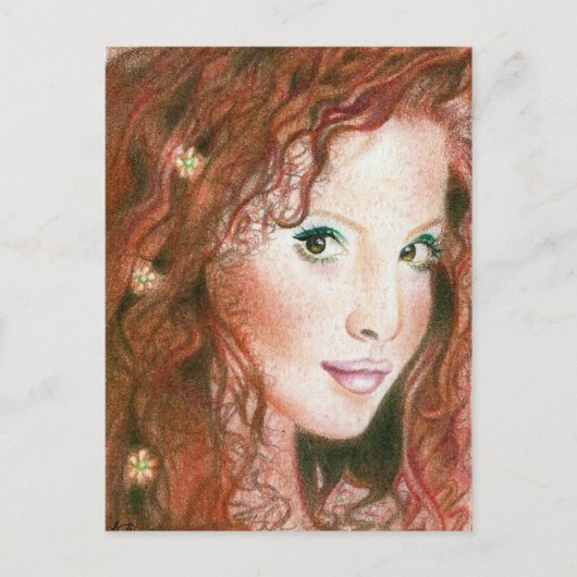 Irish Beauty Briefkaart (Voorkant)