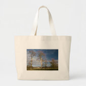 Irish Beech Trees Grote Tote Bag (Voorkant)