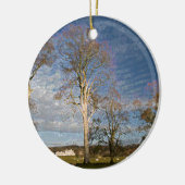 Irish Beech Trees Keramisch Ornament (Links)