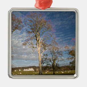 Irish Beech Trees Metalen Ornament