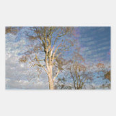 Irish Beech Trees Rechthoekige Sticker (Voorkant)
