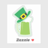 Irish Beer Contour Sticker (Vel)