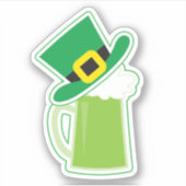Irish Beer Contour Sticker (Voorkant)