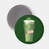 Irish Beer Glass Magneet (Voorkant / Achterkant)
