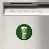 Irish Beer Glass Magneet (Insitu (Vaatwasser))