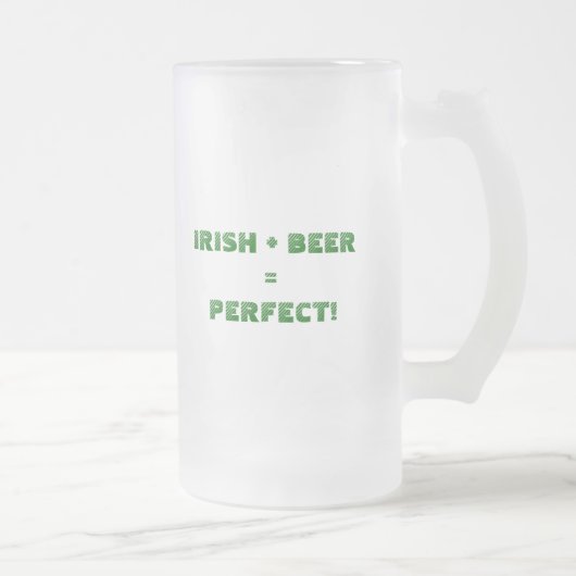Irish Beer Glass Matglas Bierpul (Rechts)