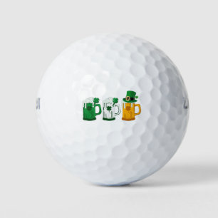 Irish Beer Ireland Flag St Patricks Day Leprechaun Golfballen