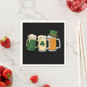 Irish Beer Ireland Flag St Patrick's Day Shamrock Servet (Insitu)