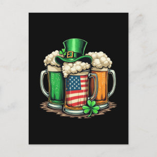 Irish Beer Ireland St Patricks Day Drink feest Feestdagenkaart
