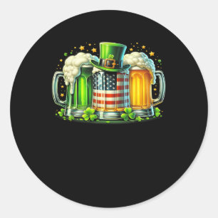Irish Beer Ireland St Patricks Day Drink feest Ronde Sticker