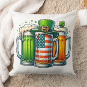 Irish Beer Ireland St Patricks Day Drinking Party Kussen (Deken)