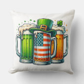 Irish Beer Ireland St Patricks Day Drinking Party Kussen (Voorkant)