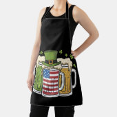 Irish Beer Ireland USA Amerikaanse vlag St Patrick Schort (Insitu)