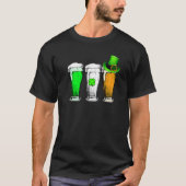 Irish Beer Love Ireland Flag St Patricks Day Manne T-shirt (Voorkant)