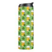Irish Beer Mok met Shamrock Clover Pattern (Gedraaid links)