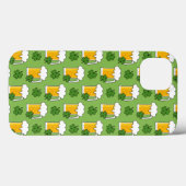 Irish Beer Mok met Shamrock Clover Pattern Case-Mate iPhone Case (Achterkant (horizontaal))