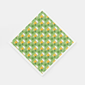 Irish Beer Mok met Shamrock Clover Pattern Servet (Hoek)