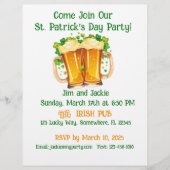 Irish Beer St. Patrick's Day Party Flyer (Voorkant)
