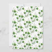 Irish Beers & Cheer St. Patrick's Day Party Kaart (Achterkant)