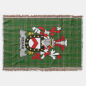 Irish Behan Coat of Arms Family Crest Ireland Deken (Voorkant)