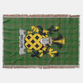 Irish Bellew Coat of Arms Family Crest Ireland Deken (Voorkant)