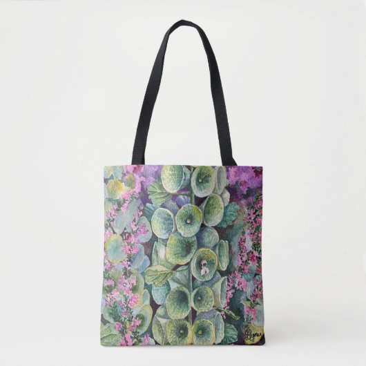 Irish Bells & Heather Tote Bag (Voorkant)