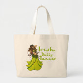 Irish Belly Dancer Grote Tote Bag (Voorkant)