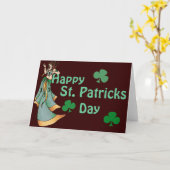 Irish Belly Dancer Kaart (Gele Bloem)