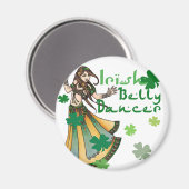 Irish Belly Dancer Magneet (Voorkant / Achterkant)