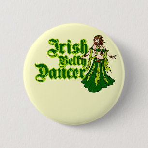 Irish Belly Dancer Ronde Button 5,7 Cm